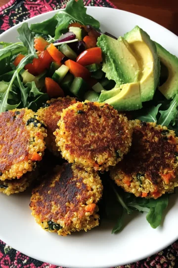 Veggie Breakfast Quinoa Fritters