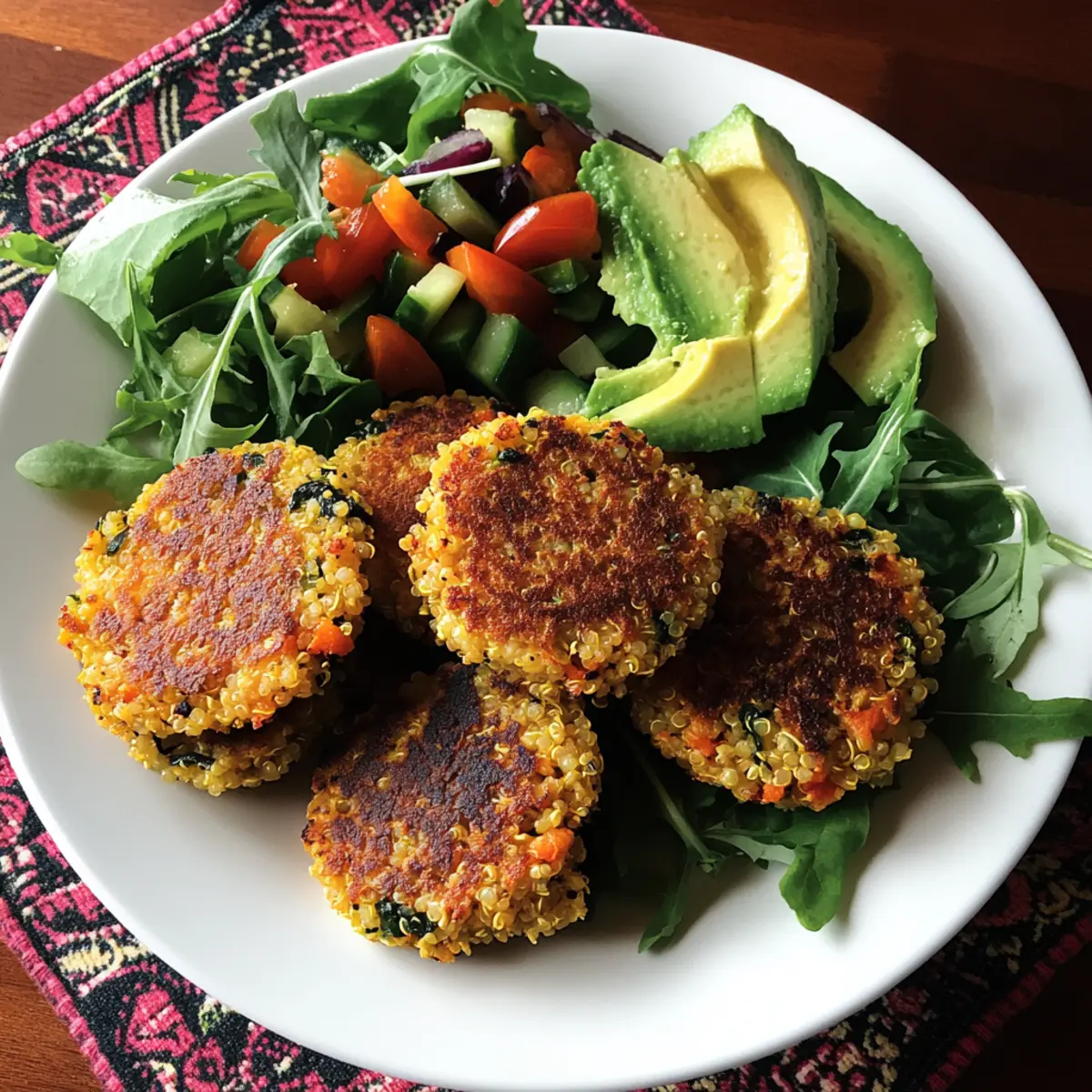 Veggie Breakfast Quinoa Fritters