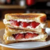 Fried Strawberry Cheesecake Sandwiches