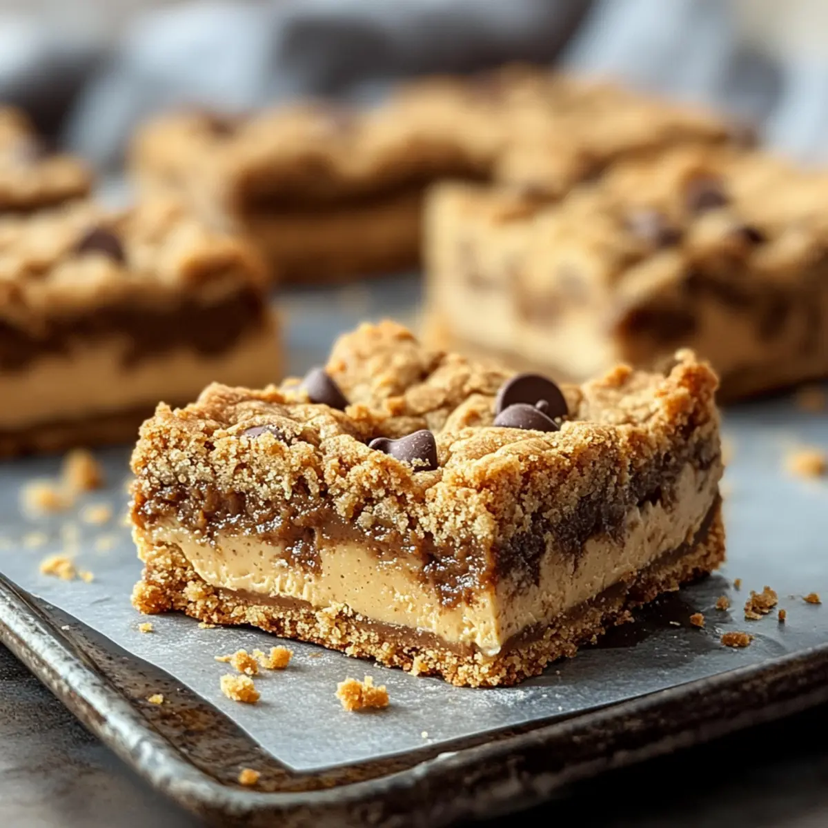 Cookie Pie Bars with Crackled Tops for Guilt-Free Indulgence 5 Cookie Pie Bars with Crackled Tops