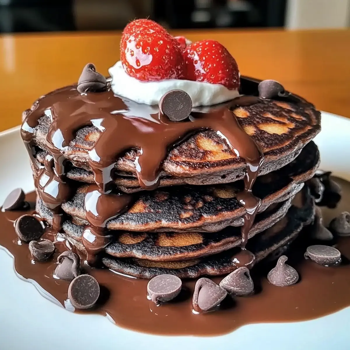 Decadent Brownie Batter Pancakes Recipe for Sweet Mornings 5 Brownie Batter Pancakes Recipe