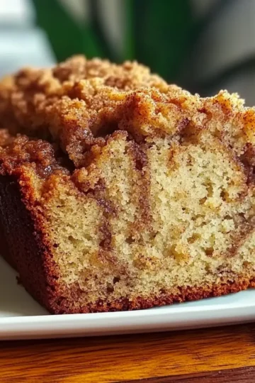 Cinnamon Crumb Banana Bread