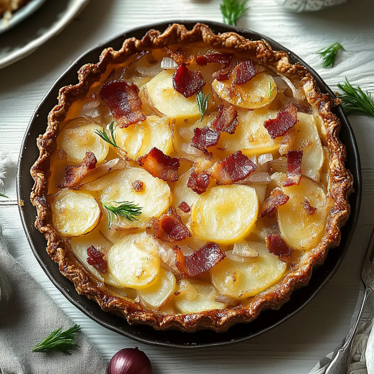 Creamy Irish Potato Pie
