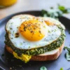 Savory Pesto Egg Sandwich