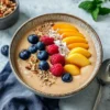 Peaches and Cream Smoothie Bowl