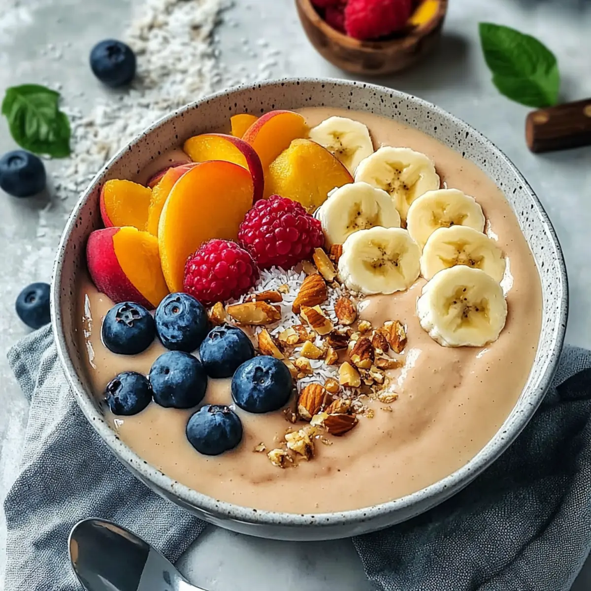 Delicious Peaches and Cream Smoothie Bowl for Your Mornings 2 a255633b c61c 4351 9091 aa0ff1c81fe2 2 ua67kp