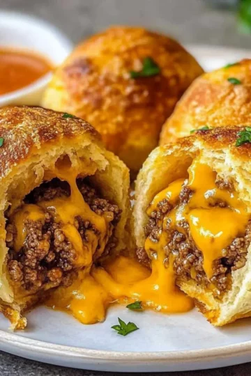 Cheesy Taco Bombs in the Air Fryer