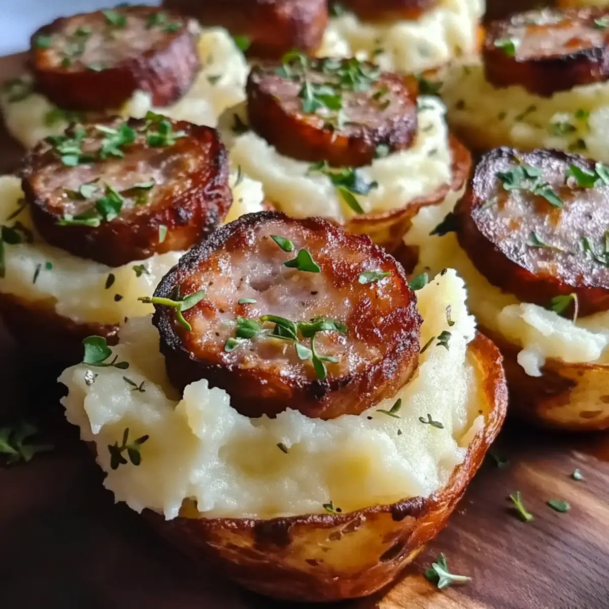 St. Patrick’s Irish Bangers & Mash Cups