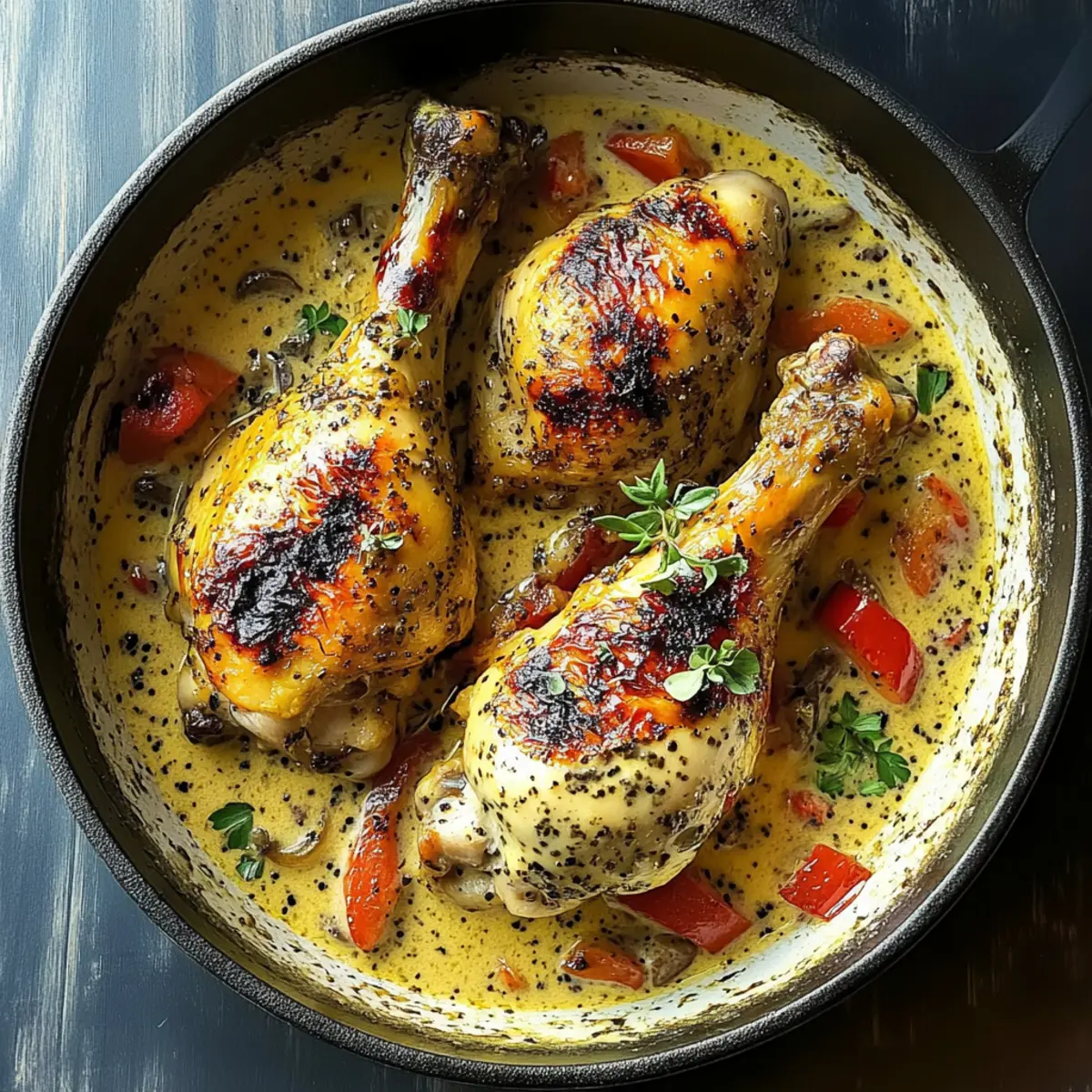 Black Pepper Chicken Drumsticks