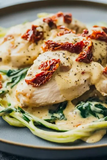 Creamy Chicken With Sun-Dried Tomatoes