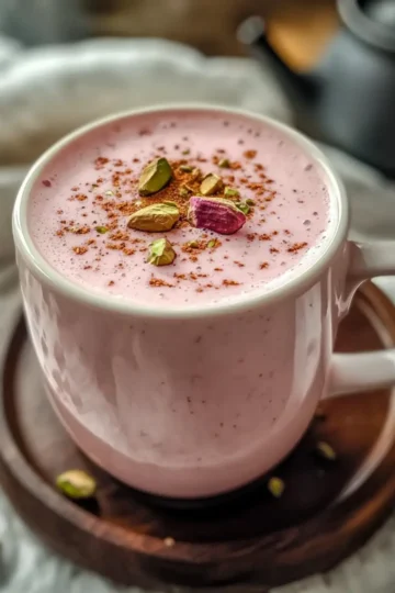 Homemade Kashmiri Pink Chai
