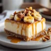 Banana Caramel Nut Cheesecake
