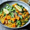 Spinach, Sweet Potato & Lentil Dhal Recipe