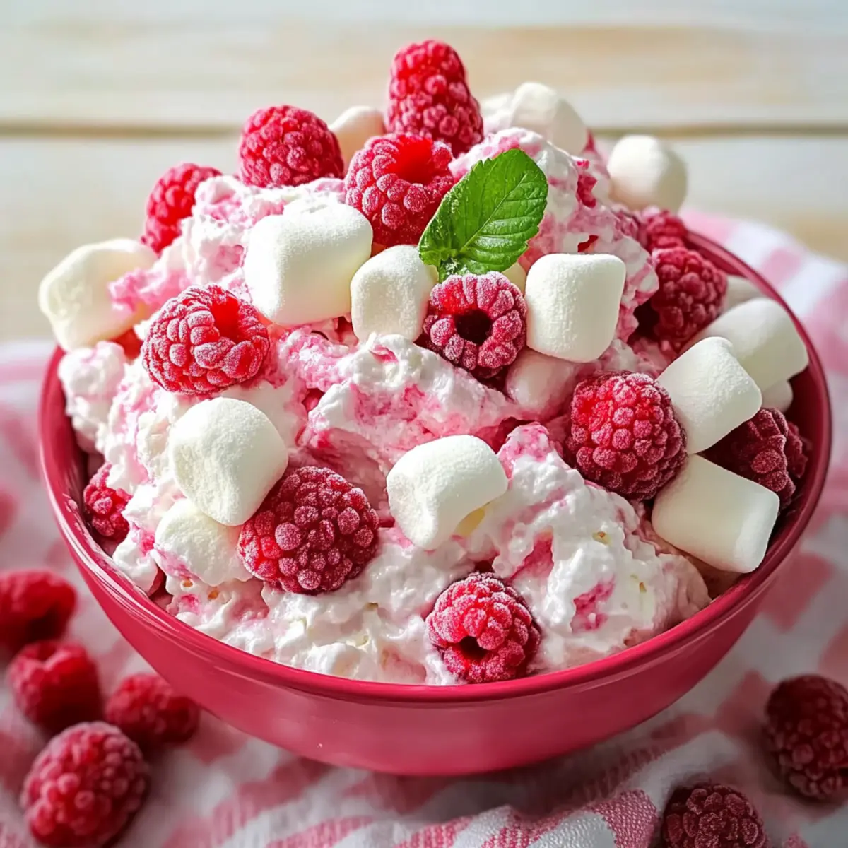 Delightful Raspberry Marshmallow Fluff Salad for Easy Summer Bliss 5 Raspberry Marshmallow Fluff Salad