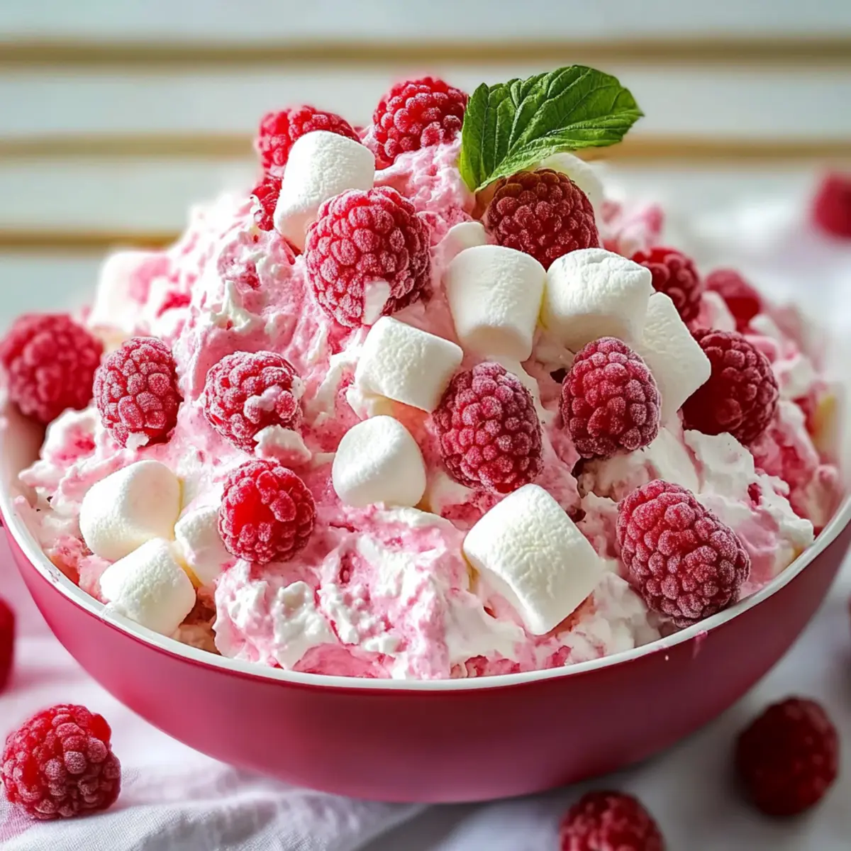Delightful Raspberry Marshmallow Fluff Salad for Easy Summer Bliss 2 f010ec0b 4a19 4070 922e