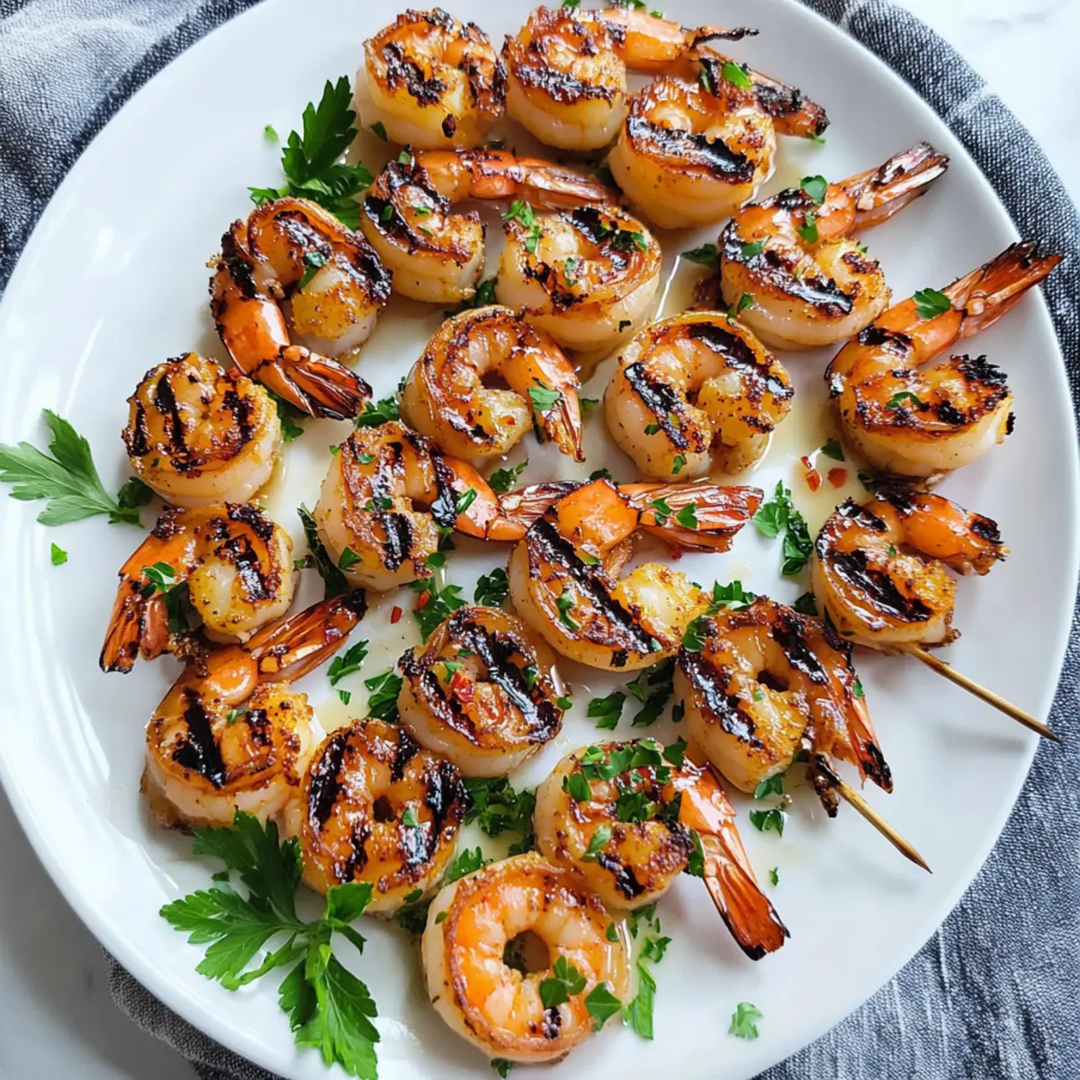Grilled Shrimp Bliss: Quick Honey Garlic Delight for Dinner 5 Grilled Shrimp