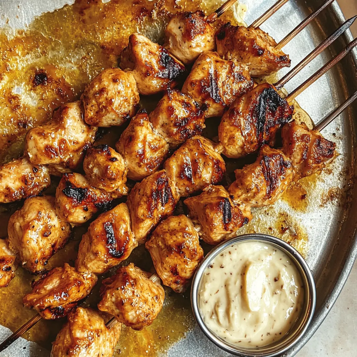Grilled Chicken Skewers