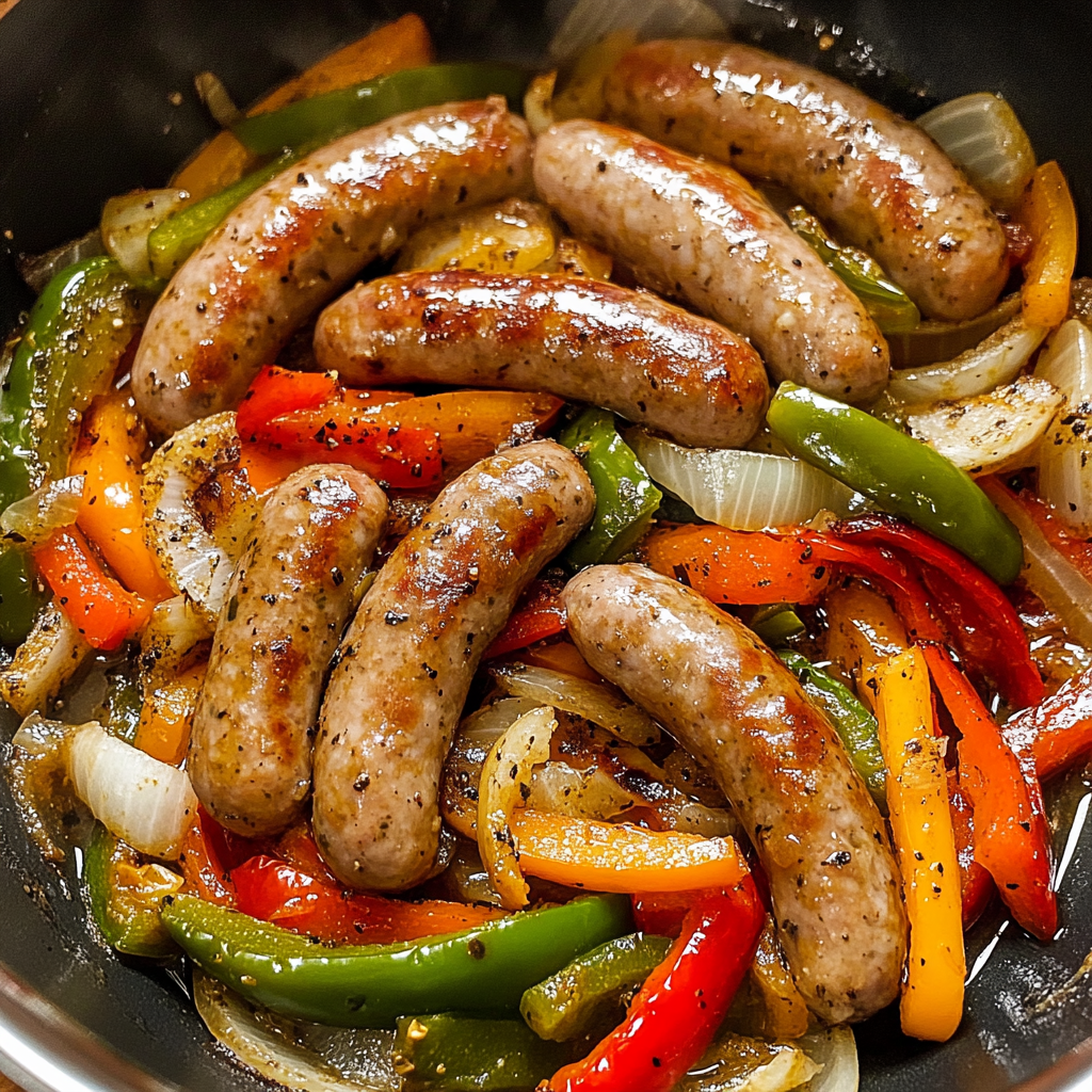 Sausage and Peppers Skillet Dinner Recipe