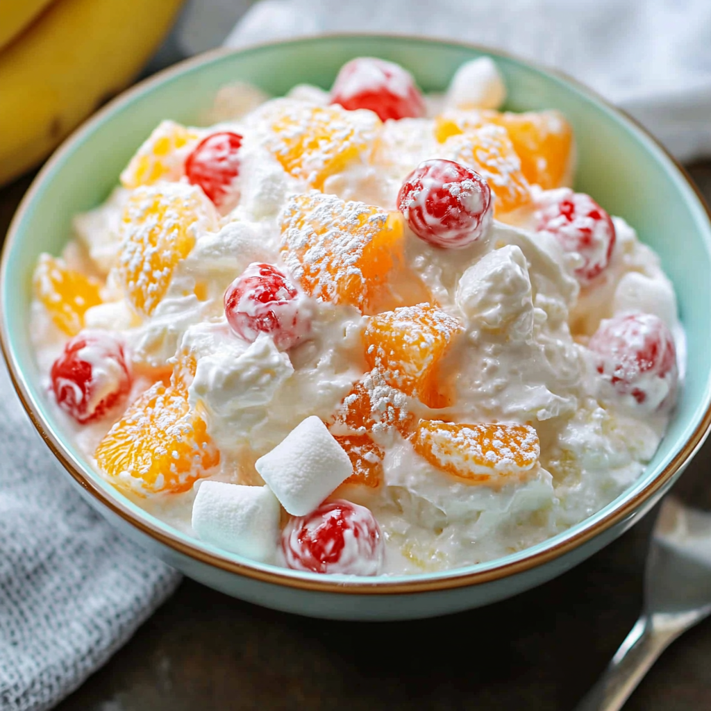 Ambrosia Salad Classic Sweet Tropical Delight Recipe