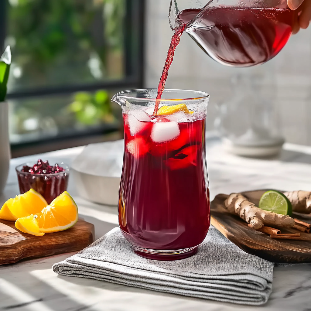 Hibiscus Iced Tea Recipe For Refreshing Hot Summer Days