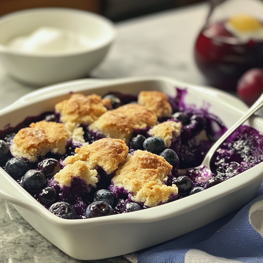 Blueberry Cobbler Recipe for Home Baking