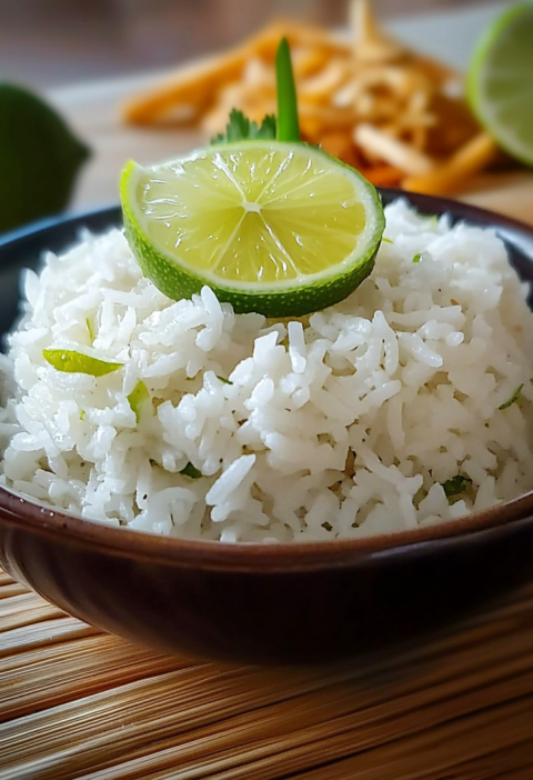 Coconut Lime Rice Recipe for Quick Family Side Dish Meals
