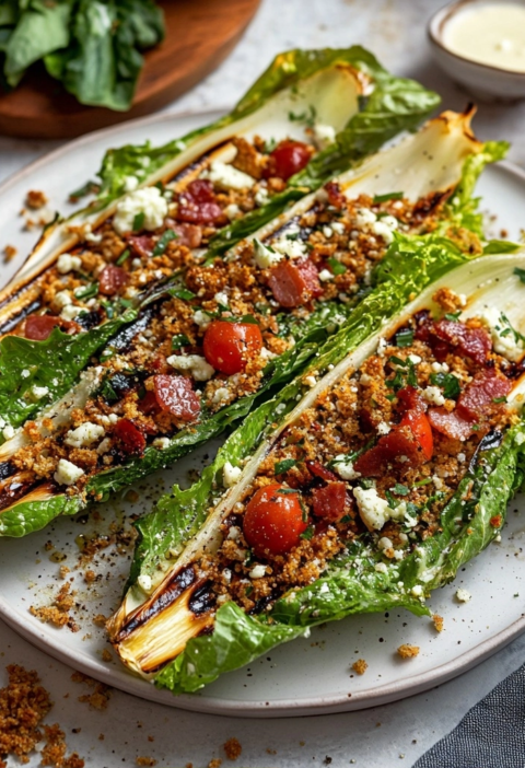 Grilled Romaine Salad