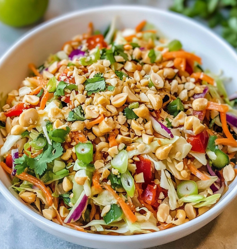 Best Homemade Thai Peanut Salad for Fresh Summer Lunches