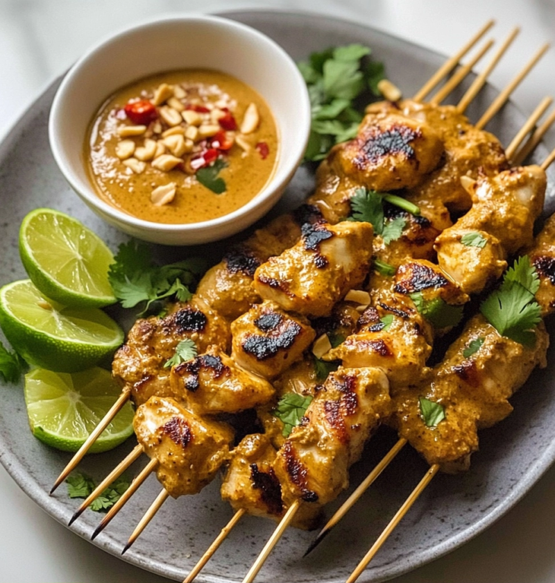 Chicken Satay Recipe with Authentic Thai Peanut Flavor 1 Chicken Satay Recipe with Authentic Thai Peanut Flavor