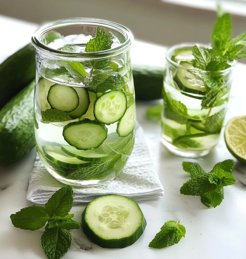 Cucumber Mint Water Refreshing Hydrating Detox 1 Cucumber Mint Water Refreshing Hydrating Detox