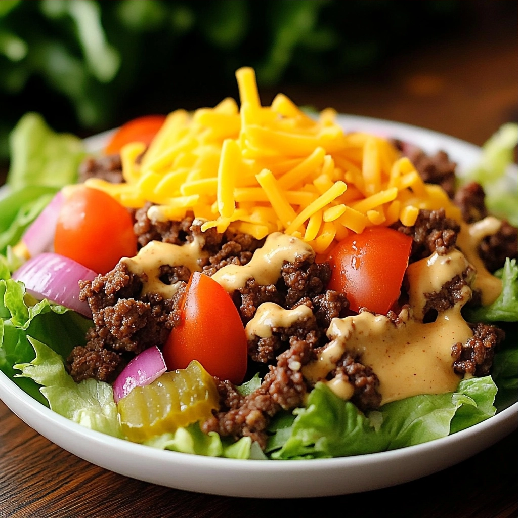 Big Mac Salad Recipe Perfect Low Carb Dinner Idea For You 2 Big Mac Salad Recipe Perfect Low Carb Dinner Idea For You