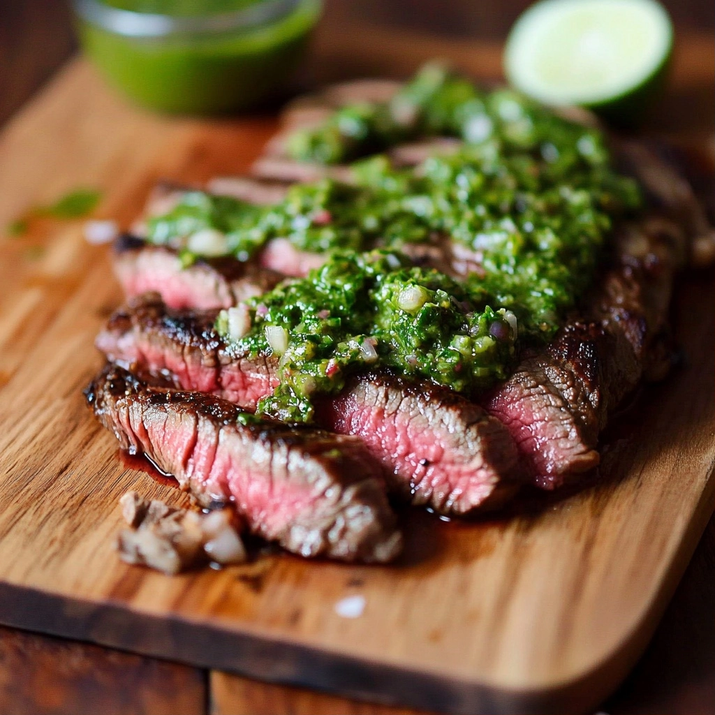 Flank Steak with Chimichurri