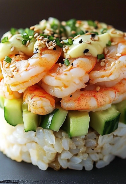 Shrimp Sushi Stacks Recipe For Quick Weeknight Dinners