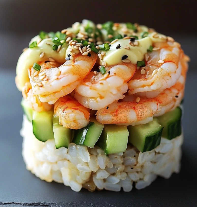 Shrimp Sushi Stacks Recipe For Quick Weeknight Dinners 13 Shrimp Sushi Stacks Recipe For Quick Weeknight Dinners