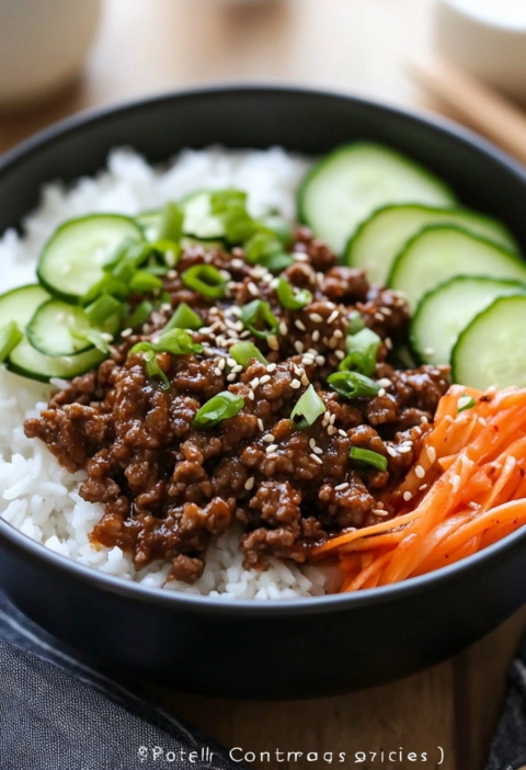 Korean Beef Cucumber Bowls Recipe Easy Healthy Meal