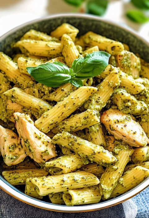 Chicken Pesto Pasta Easy Weeknight Dinner