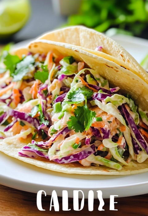 Cabbage Slaw for Fish Tacos