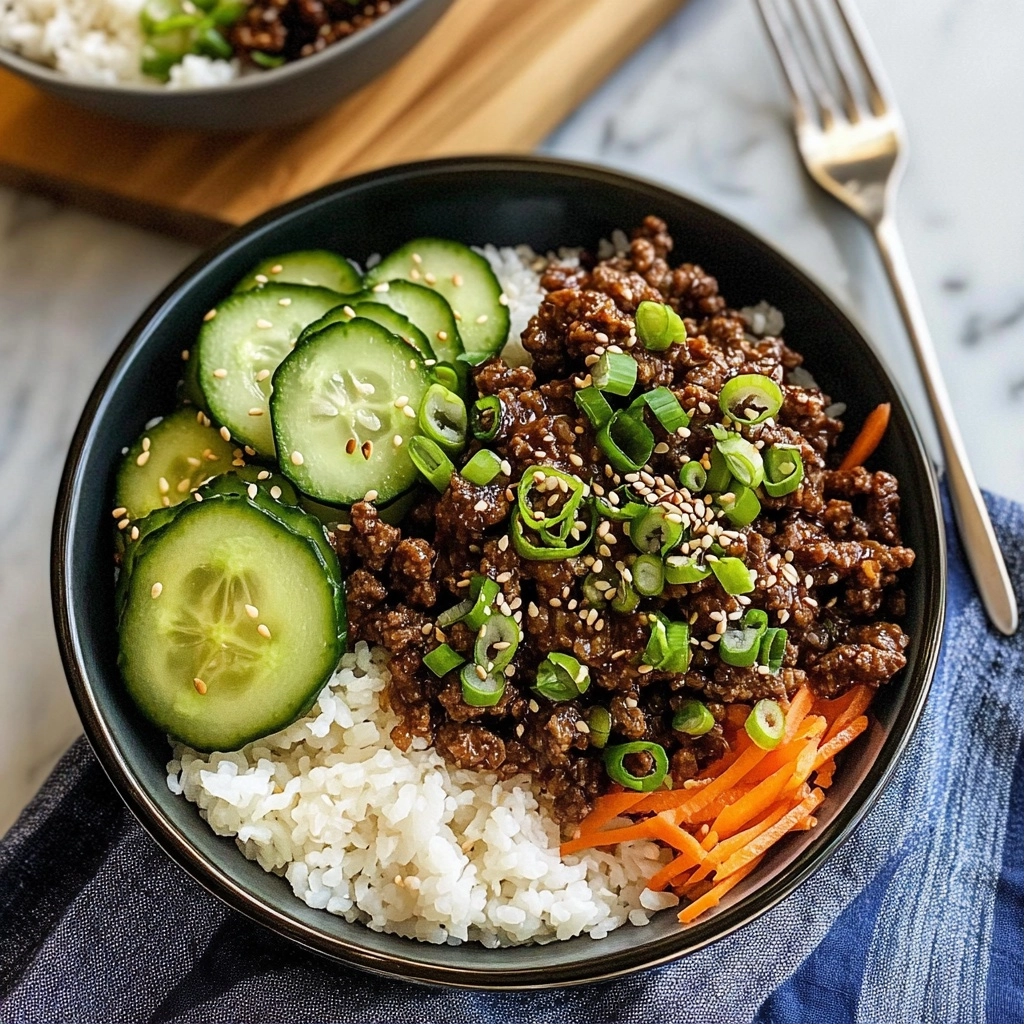 Korean Beef Cucumber Bowls: Easy Family Dinner