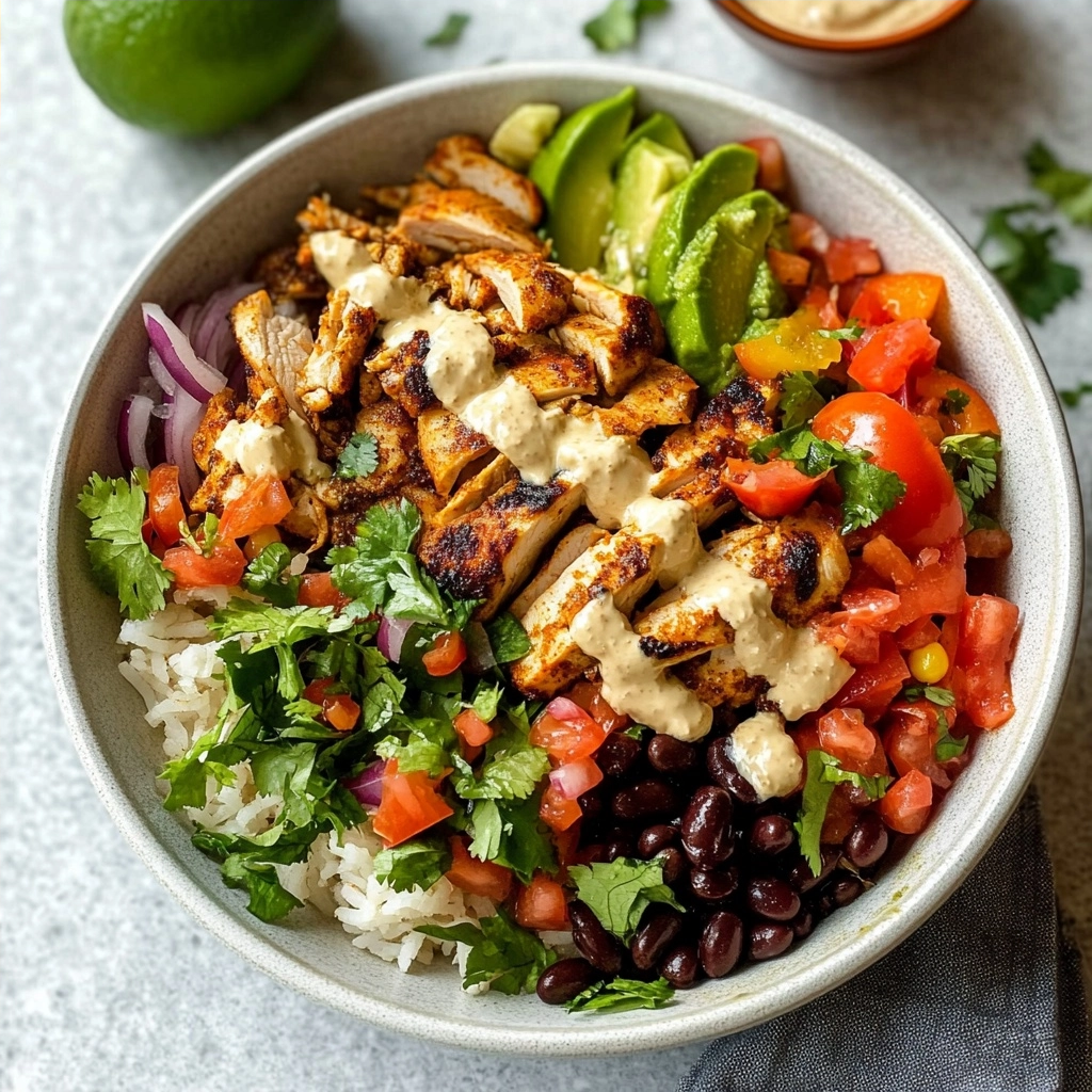 Chicken Fajita Burrito Bowls: Easy Weeknight Dinner Recipe 2 Chicken Fajita Burrito Bowls: Easy Weeknight Dinner Recipe